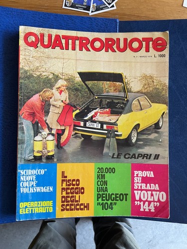 Rivista quattroruote marzo - rivista,