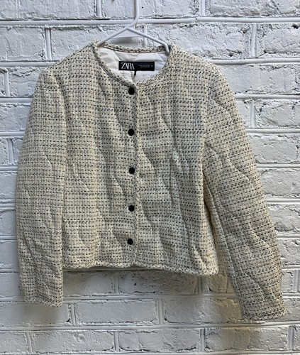 Zara tweed button jacket - zara,