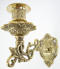 Candelieri Pianoforte Braccio IN Ottone Antico Oro Dorata