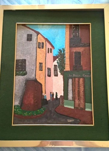 Quadro dipinto olio - olio, su
