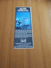 1988 ALVIN BATISCAFO SUBACQUEO DA TRE UOMINI LED PUBBLICITA AD VINTAGE