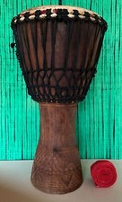Djembe dal Mali con custodia, tamburo, batteria