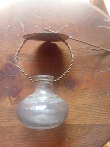 Antica lampada olio fine - antica, a