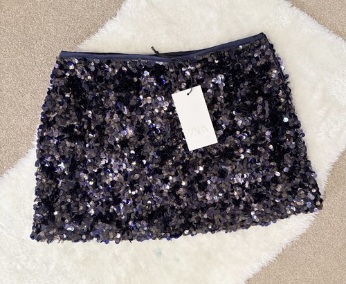 Mini gonna paillettes zara - gonna,
