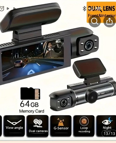 Dash cam doppia - cam,