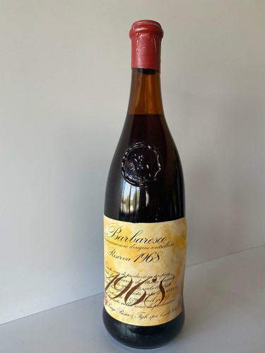 Bottiglia vino barbaresco - bottiglia, di