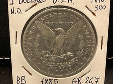 1 Dollaro Argento Stati Uniti, Morgan New Orleans 1885