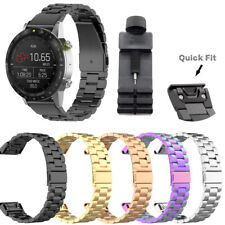 Cinturino orologio metallo Quick Fit per Garmin Approach S60 Fenix 6 6X 6S 5 5X Plus