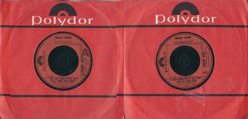 Disco 45giri marti webb - disco,