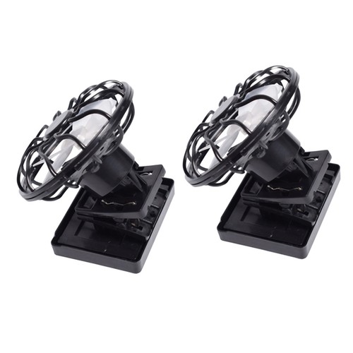 Ventilatore solare clip - 2x,