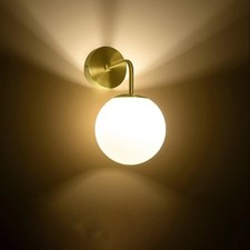 Applique da parete globo in