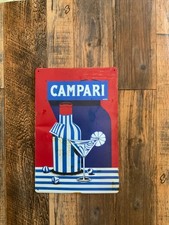 Insegna in metallo Campari