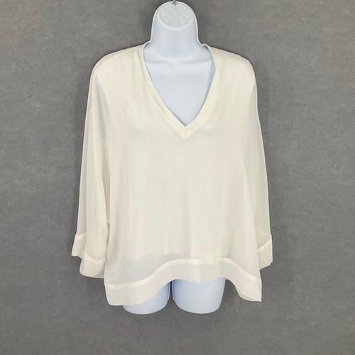 Zara top donna bianco blusa - zara,