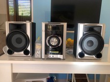 Sony genezi mini hi fi mchec 68 due casse radio,mp3,cd-rw play back con tele...