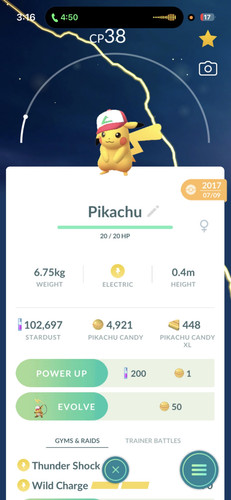 Cappello cenere 2017 pikachu - cenere,