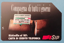 Schede Telefoniche "Compagna di tutti i giorni" SIP RARE Anni 90 - Lire 5000