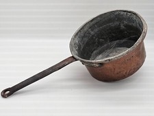 Antica pentola in rame e ferro fine '800