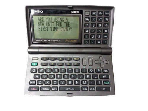 Casio 5590sy digital diary - casio,