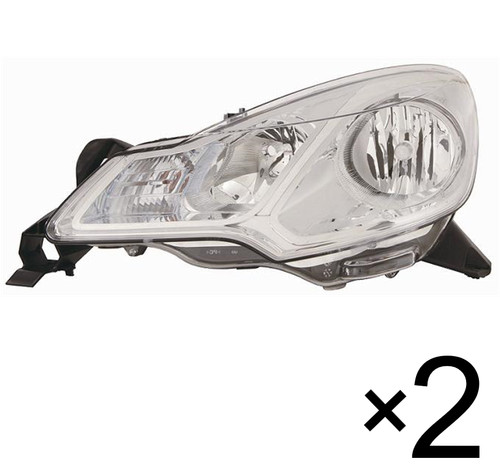 Coppia fari anteriore dx - anteriore, e
