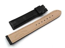 Strap Band Leather Alligator Black Franck Muller Casablanca 19/16mm Unisex New