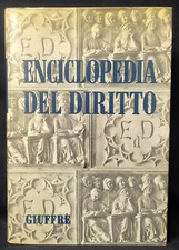 ENCICLOPEDIA DEL DIRITTO XXVII Morale Negozio Giuffrè 1977