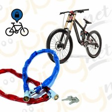 CATENA LUCCHETTO CATENACCIO ANTIFURTO BICI SCOOTER ACCIAIO CON 2 CHIAVI SPORT 