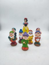 Set Biancaneve E I 7 Nani In Gomma Vintage Disney