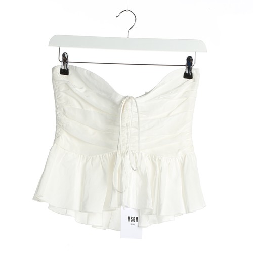 Top msgm bianco 44 - bianco, 38
