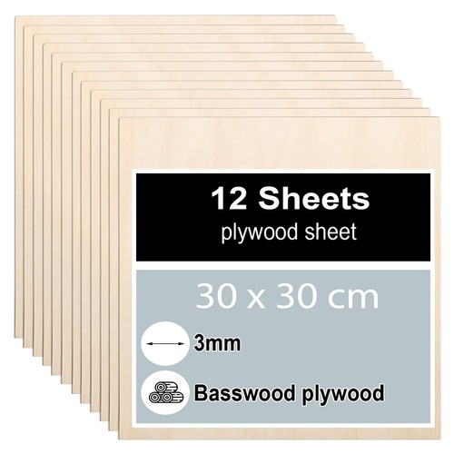 Pezzi compensato 3mm legno - pezzi,