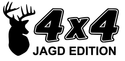Adesivo 4x4 edizione - , caccia