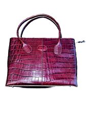 Borsa Donna a mano E Tracolla In vera pelle laccata Nuova