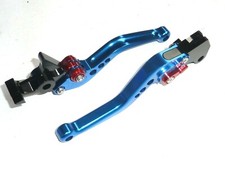 Suzuki GSXR1000 2001-2004 Corto Blu Freno + Leve Frizione Strada Pista Gara
