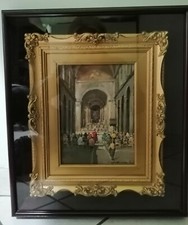 Mario MARESCA SERRA, Quadro dipinto ad olio su tavola 20x25 cm, con cornice