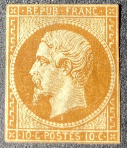 Francia 1852 10c bistre - 1852,