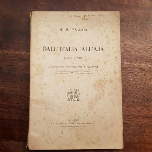 Musso dall italia all aja - musso, all'aja