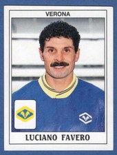 FIGURINA CALCIATORI PANINI 1989/90 - REC/REMOVED - N.328 FAVERO - VERONA