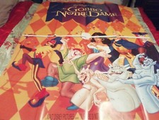 POSTER FILM vintage LOCANDINA CINEMA originale IL GOBBO DI NOTREDAME Walt Disney