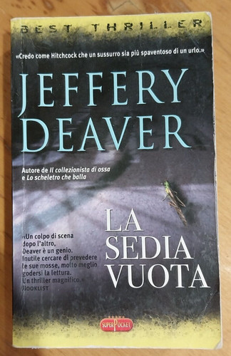 Libro romanzo sedia vuota - la,