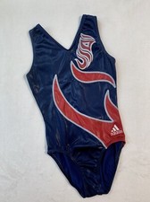 GK ELITE ginnastica ADIDAS body TEAM USA strass Bling replica olimpica AXS