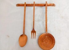 Mestoli In Rame per Cucina Con Portamestoli da Muro