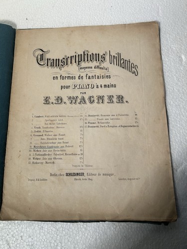 Wagner pianoforte vecchio - pianoforte,