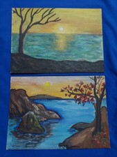 Dipinti Su Cartone Telato