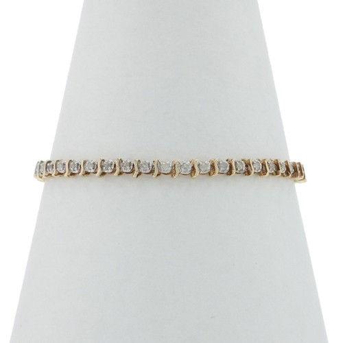 Bracciale tennis diamanti oro - tennis,