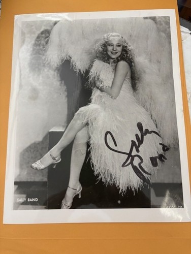 Sally rand burlesque autografo - sally,