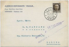 POSTCARD FROM THE HOTEL PAGLIA