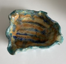 CENTROTAVOLA SVUOTATASCHE CERAMICA SMALTATA CAS VIETRI EPOCA GUIDO GAMBONE 50'S