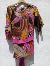 ?? Tunica Designer Cesare Menasci Italy Boho Elegante Camicia Estiva