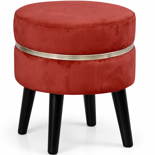 Pouf sgabello rotondo - sgabello, bordeaux