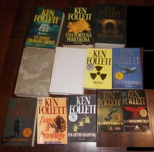 LOTTO 12 LIBRI KEN FOLLETT MONDADORI 1994-2007 ALCUNE PRIME EDIZIONI