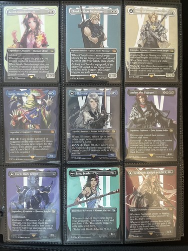 Mtg final fantasy borderless - mtg,